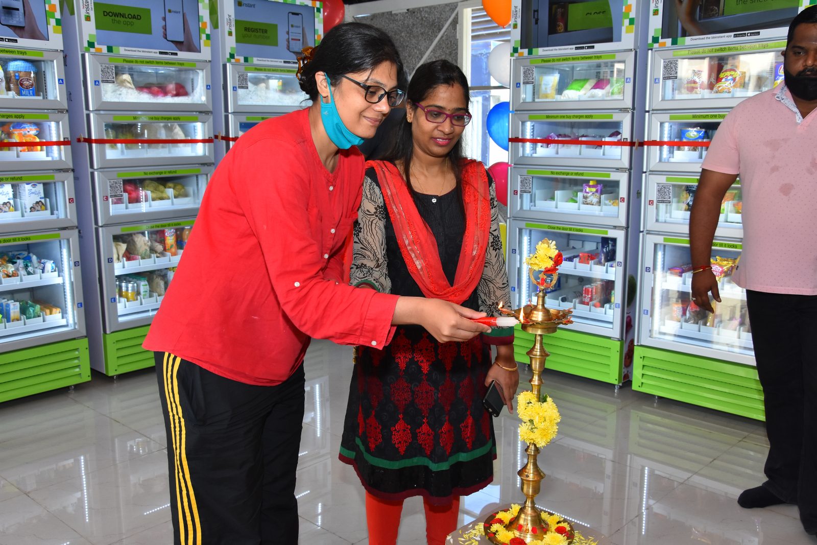 Big Basket Concierge Store Launch Guesture Coliving in Electronic