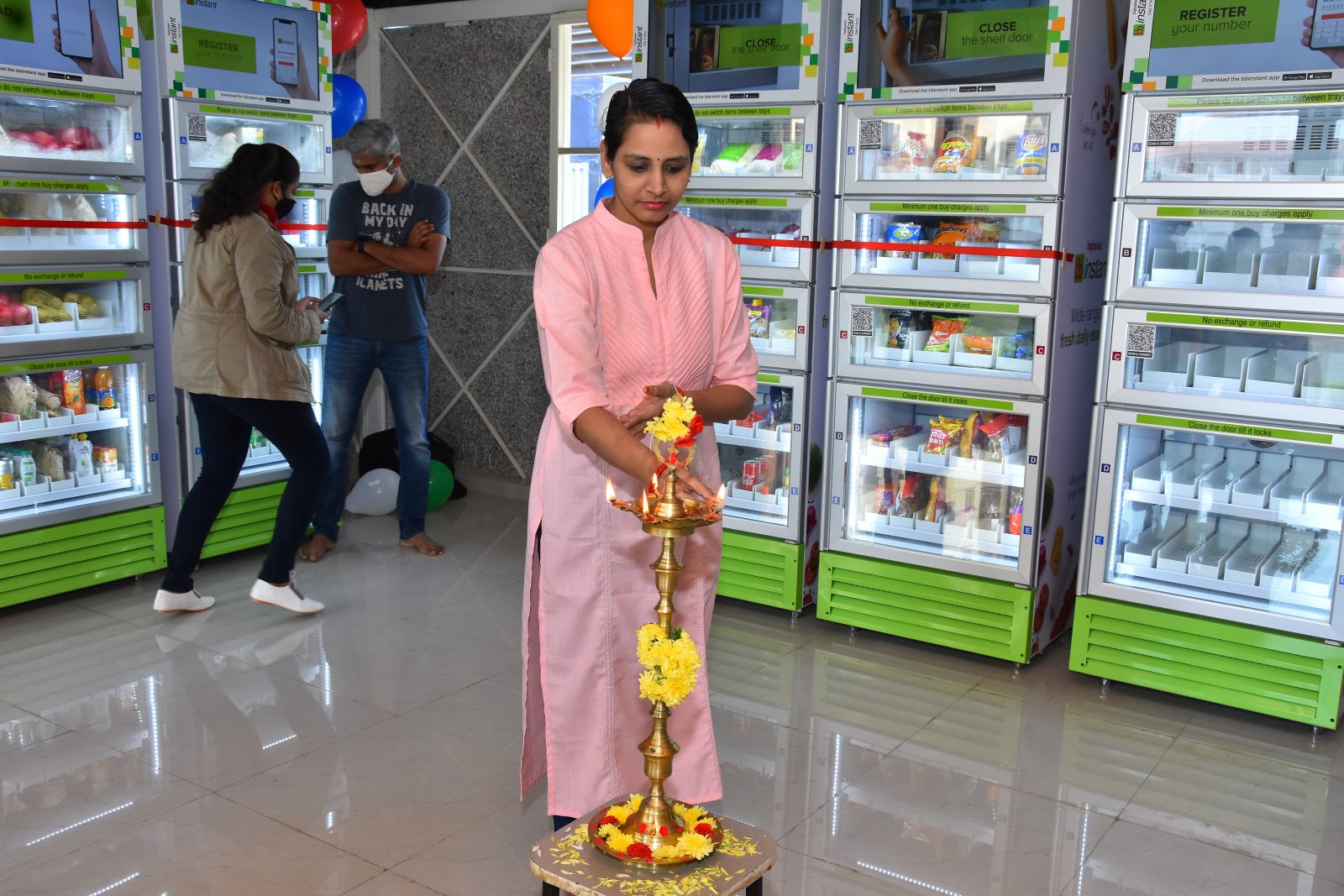 Big Basket Concierge Store Launch Guesture Coliving in Electronic